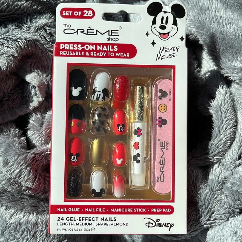 The Creme shop Mickey Mouse press on nails